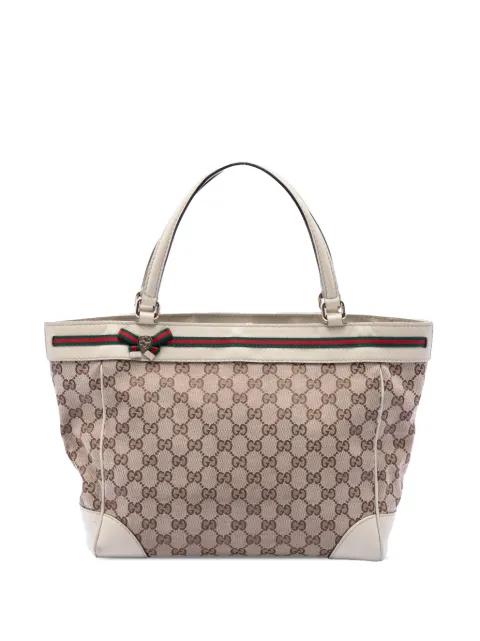 2016-2026 GG Canvas Web Mayfair tote bag by GUCCI 