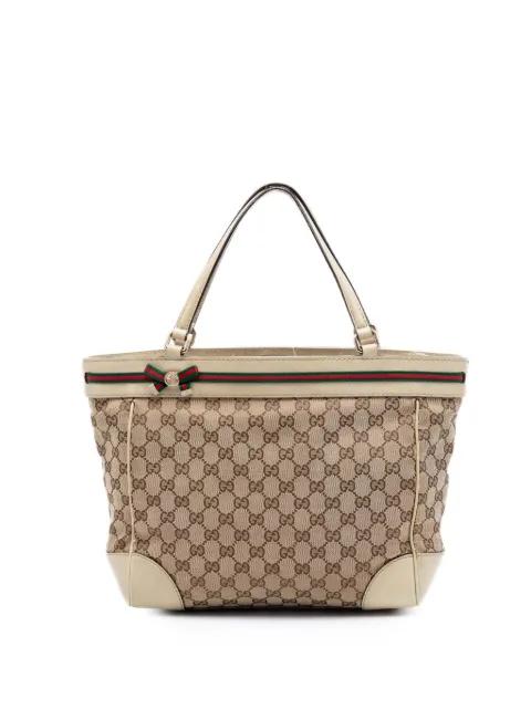 2016-2026 GG Canvas Web Mayfair tote bag by GUCCI 