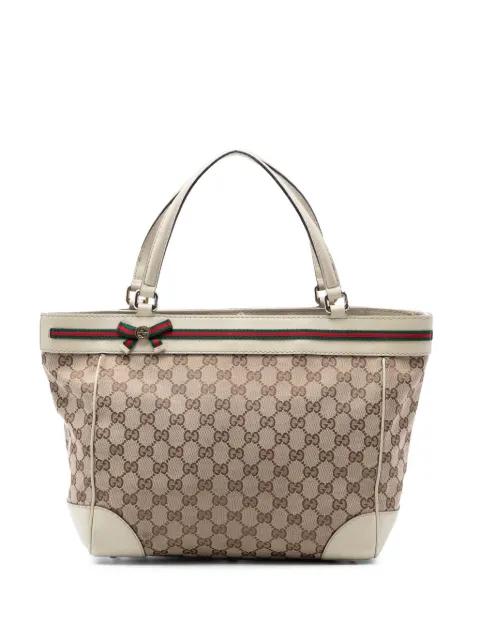 2016-2026 GG Canvas Web Mayfair tote bag by GUCCI 