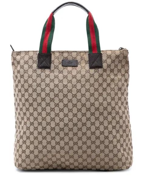 2016-2026 GG Canvas Web Vertical tote bag by GUCCI 