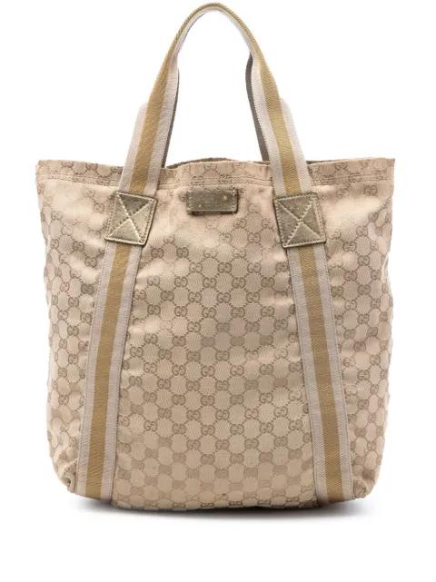 2016-2026 GG Canvas Web tote bag by GUCCI 