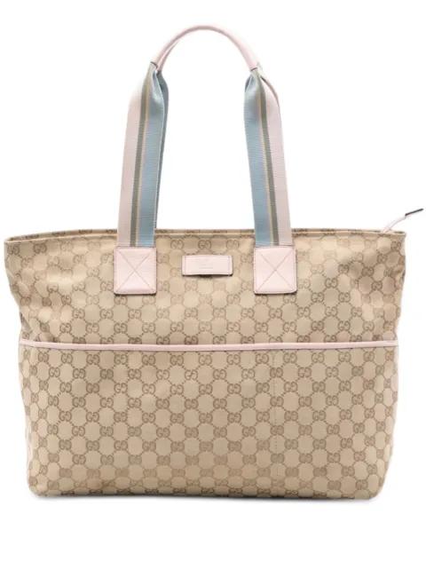2016-2026 GG Canvas Web tote bag by GUCCI 