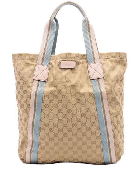 2016-2026 GG Canvas Web tote bag by GUCCI 