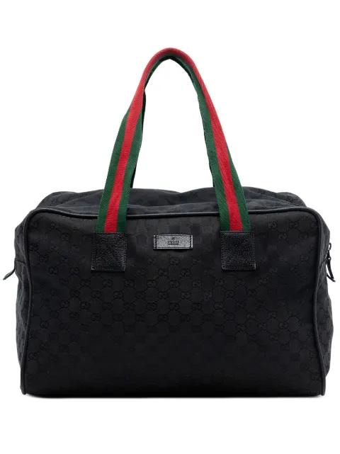2016-2026 GG Canvas Web travel bag by GUCCI 