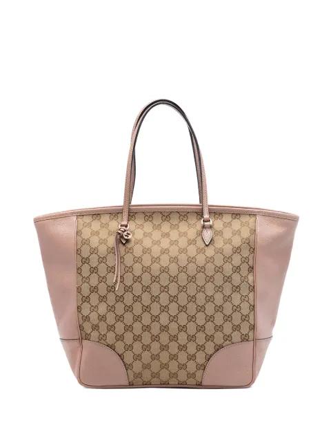 2016-2026 GG Canvas and Leather Bree tote bag by GUCCI 