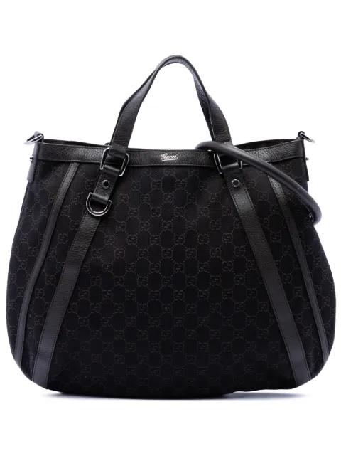 2016-2026 GG Denim Abbey D Ring satchel by GUCCI 