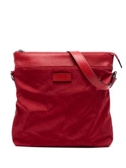 2016-2026 GG Nylon Flat Messenger Bag crossbody bag by GUCCI 