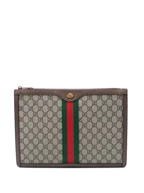 2016-2026 GG Supreme Ophidia clutch bag by GUCCI 