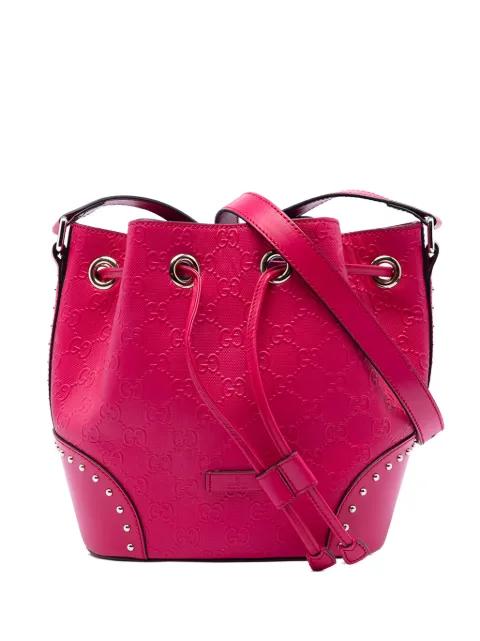 2016-2026 Guccissima Bright Studded bucket bag by GUCCI 