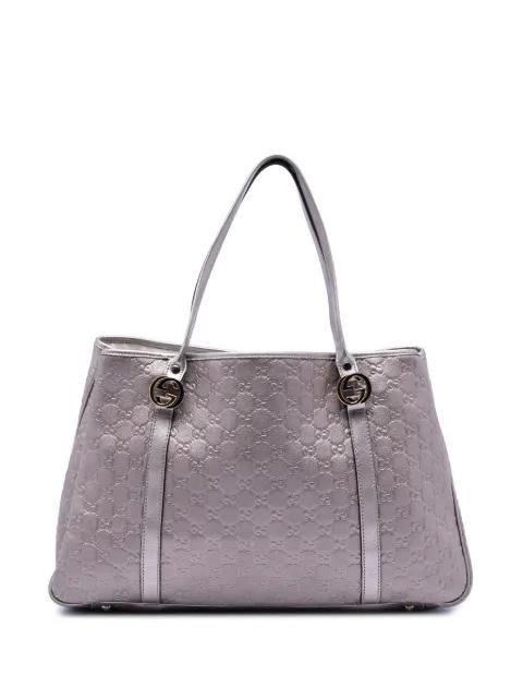 2016-2026 Large Metallic Guccissima Twins tote bag by GUCCI 