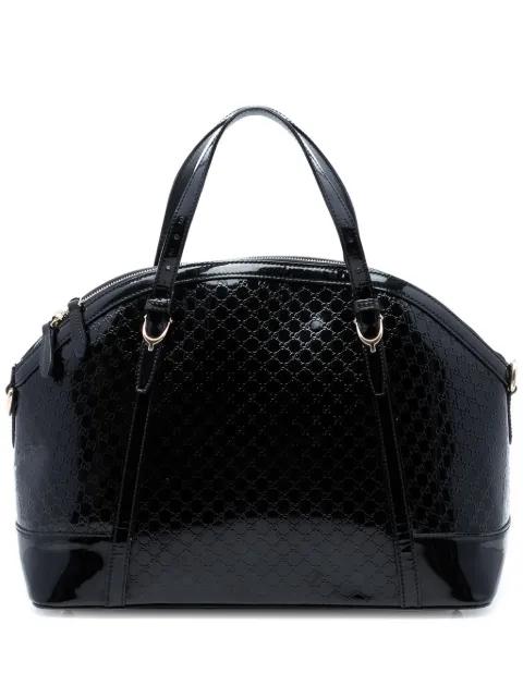 2016-2026 Large Microguccissima Patent Nice Dome satchel by GUCCI 