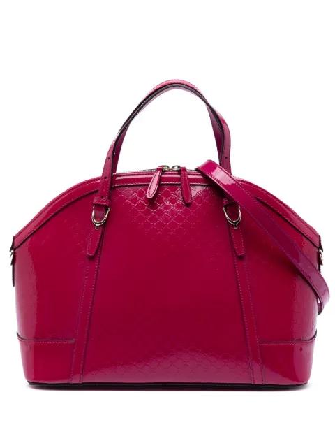 2016-2026 Large Microguccissima Patent Nice Dome satchel by GUCCI 
