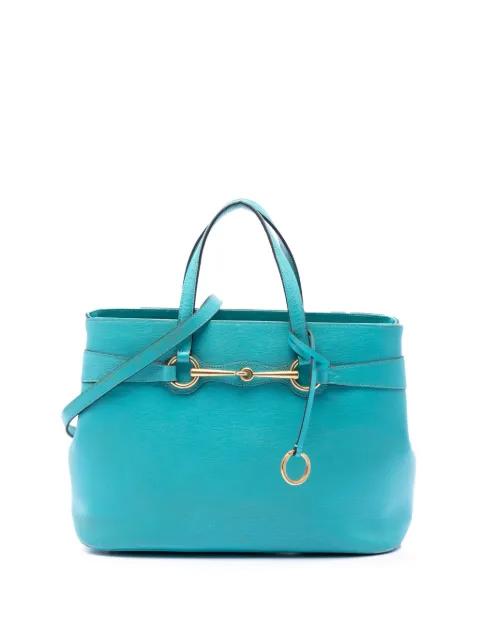 2016-2026 Leather Bright Bit satchel by GUCCI 