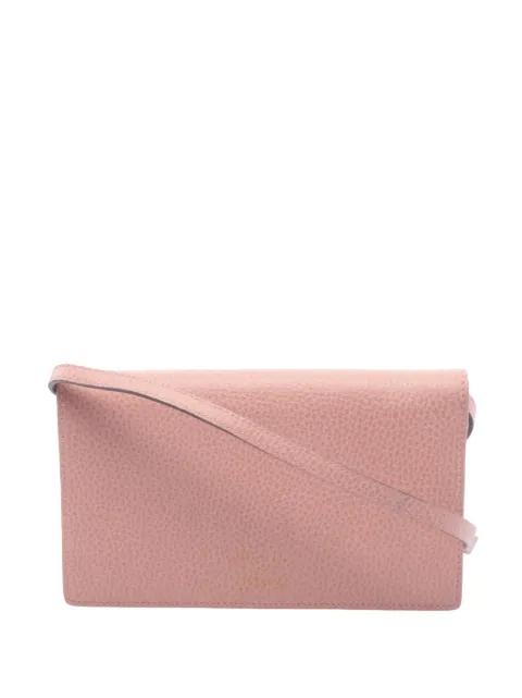 2016-2026 Leather Swing Wallet on Chain crossbody bag by GUCCI 