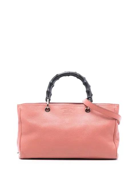 2016-2026 Medium Calfskin Bamboo Shopper satchel by GUCCI 