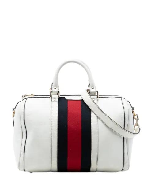 2016-2026 Medium Calfskin Web Joy Boston Bag satchel by GUCCI 