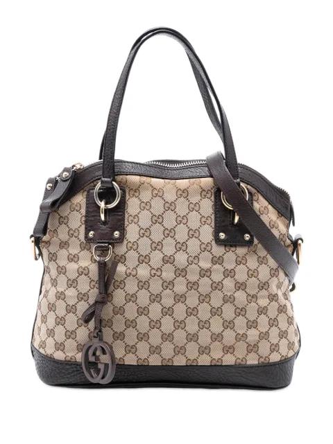 2016-2026 Medium GG Canvas Charm Dome satchel by GUCCI 