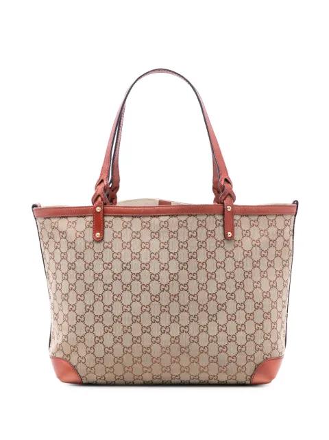 2016-2026 Medium GG Canvas Craft tote bag by GUCCI 