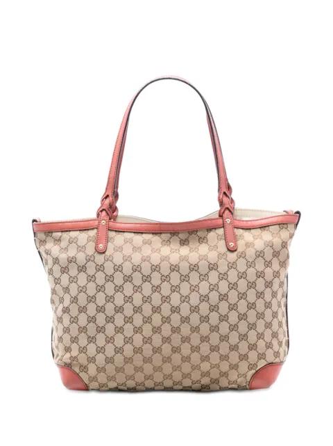 2016-2026 Medium GG Canvas Craft tote bag by GUCCI 