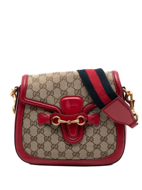 2016-2026 Medium GG Canvas Lady Web crossbody bag by GUCCI 