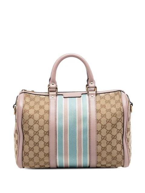 2016-2026 Medium GG Canvas Web Joy Boston Bag satchel by GUCCI 