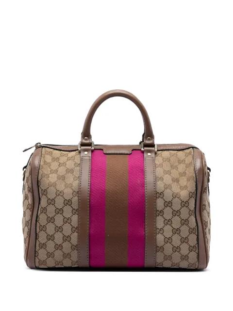 2016-2026 Medium GG Canvas Web Joy Boston Bag satchel by GUCCI 