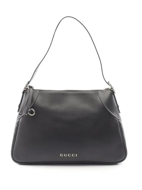 2016-2026 Medium GG Emblem Leather shoulder bag by GUCCI 