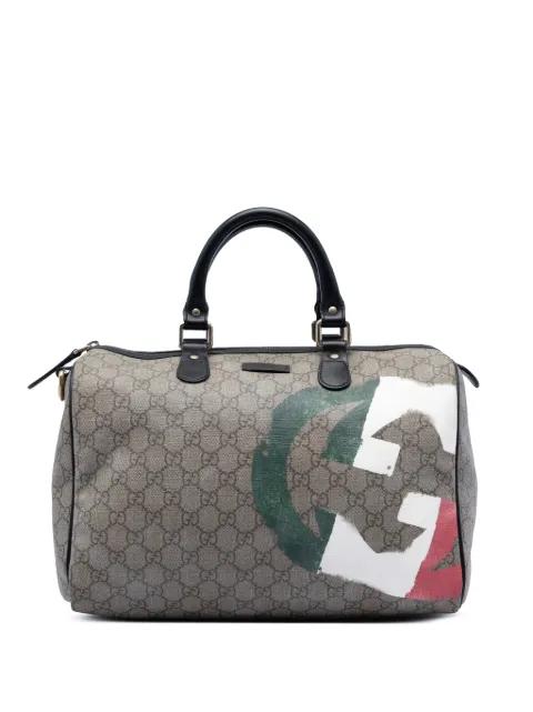 2016-2026 Medium GG Supreme Italian Flag Joy boston bag by GUCCI 
