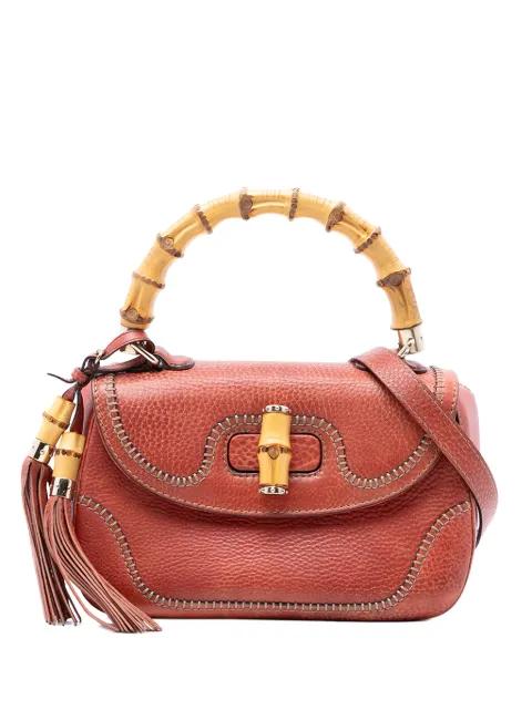 2016-2026 Medium Leather New Bamboo satchel by GUCCI 