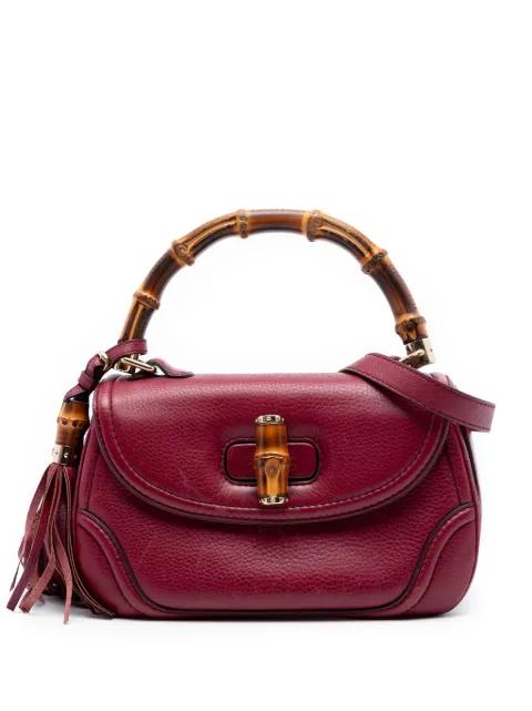2016-2026 Medium Leather New Bamboo satchel by GUCCI 