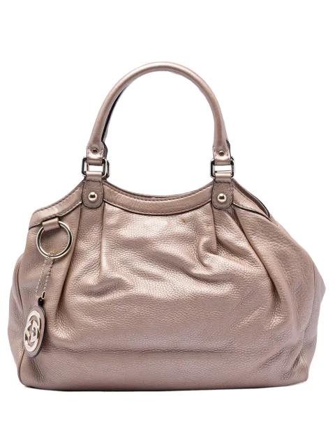 2016-2026 Medium Metallic Calfskin Sukey tote bag by GUCCI 