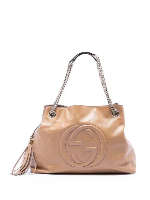 2016-2026 Medium Patent Soho Chain tote bag by GUCCI 