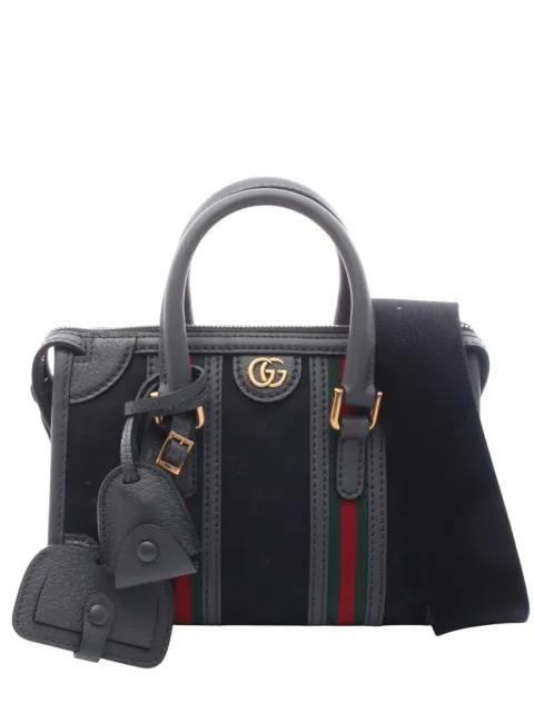 2016-2026 Mini GG Canvas Web Bauletto Top Handle Bag satchel by GUCCI 
