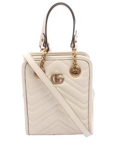 2016-2026 Mini GG Marmont Calfskin Matelasse Tote satchel by GUCCI 