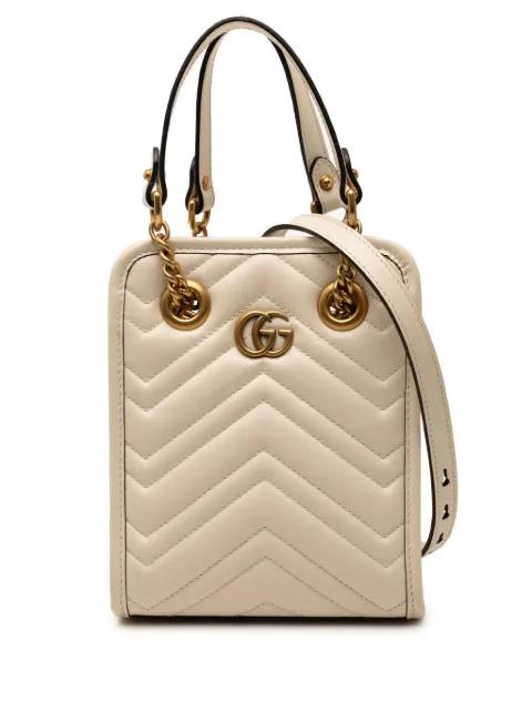 2016-2026 Mini GG Marmont Matelasse Leather satchel by GUCCI 