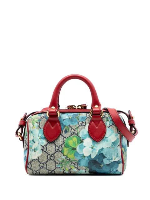 2016-2026 Mini GG Supreme Blooms Boston Bag satchel by GUCCI 