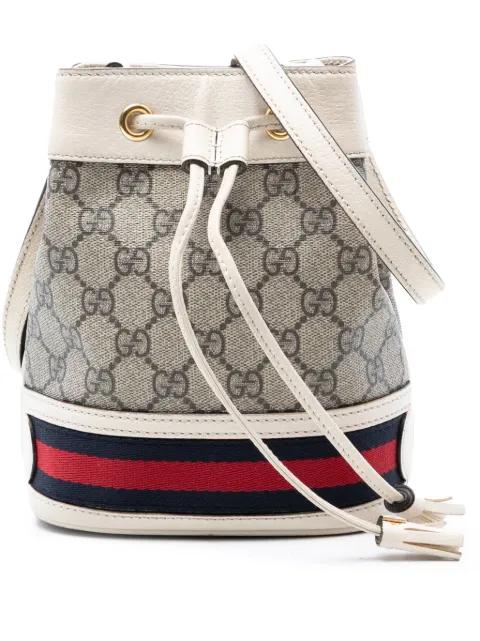 2016-2026 Mini GG Supreme Web Ophidia bucket bag by GUCCI 