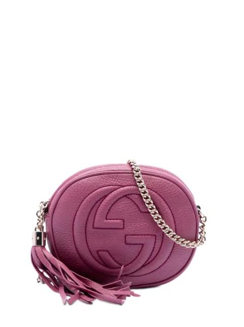2016-2026 Mini Pebbled Calfskin Soho Chain crossbody bag by GUCCI 