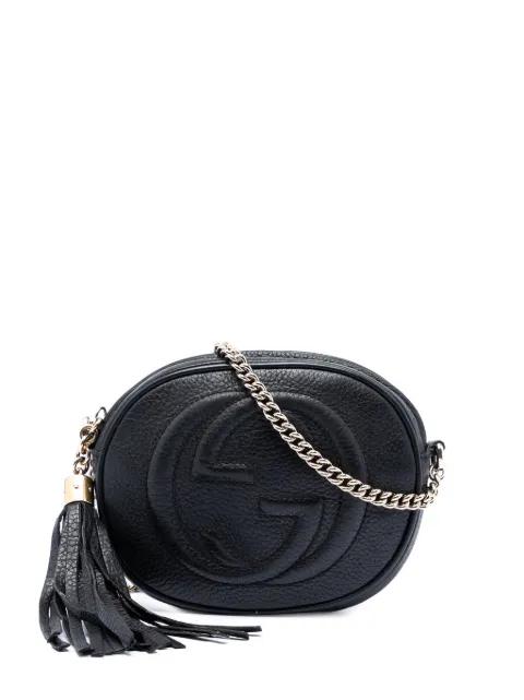 2016-2026 Mini Pebbled Calfskin Soho Chain crossbody bag by GUCCI 