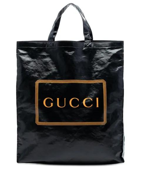 2016-2026 PVC Coated Canvas Logo Montecarlo tote bag by GUCCI 