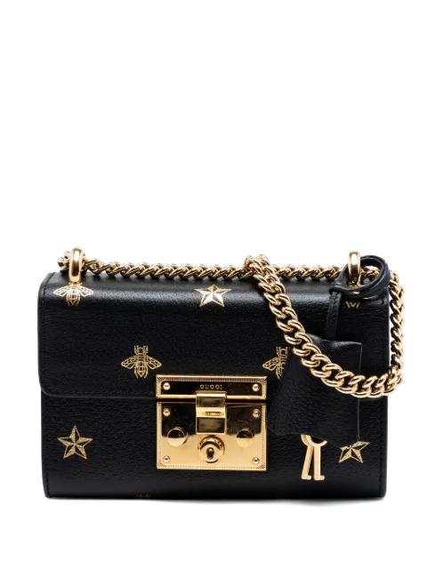 2016-2026 Small Calfskin Bee Star Padlock crossbody bag by GUCCI 