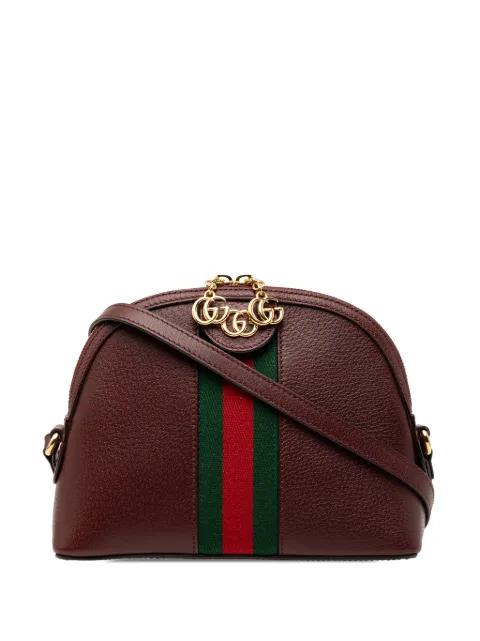 2016-2026 Small Calfskin Web Ophidia Dome crossbody bag by GUCCI 