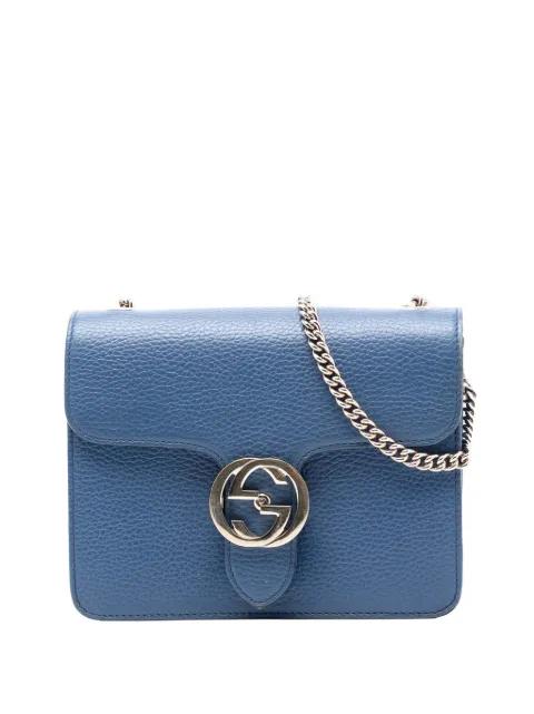 2016-2026 Small Dollar Calfskin Interlocking G crossbody bag by GUCCI 