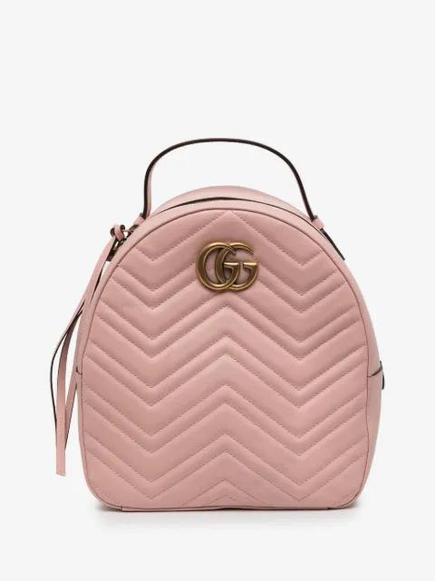2016-2026 Small GG Marmont Matelasse Leather backpack by GUCCI 
