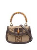 2016-2026 Small Jumbo GG Canvas Bamboo 1947 Top Handle Bag satchel by GUCCI 