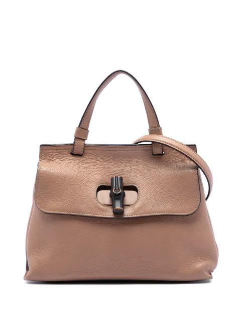 2016-2026 Small Leather Bamboo Daily satchel by GUCCI 
