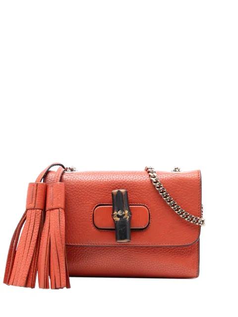 2016-2026 Small Leather Miss Bamboo crossbody bag by GUCCI 
