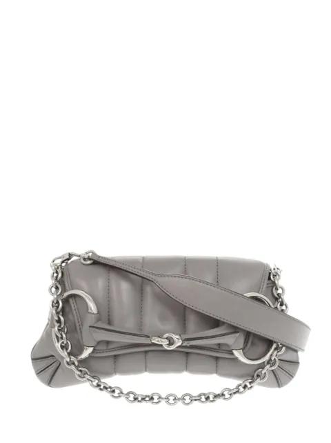 2016-2026 Small Quilted Leather Horsebit Chain satchel by GUCCI 