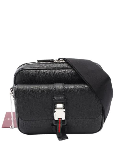 2016-2026 Small Soft Grainy Calfskin Web crossbody bag by GUCCI 