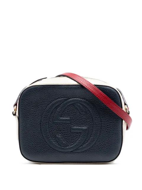 2016-2026 Small Tricolor Leather Soho Disco crossbody bag by GUCCI 